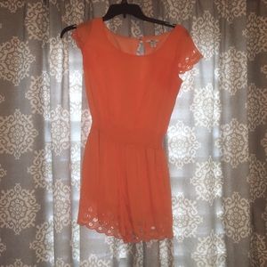 Orange Romper